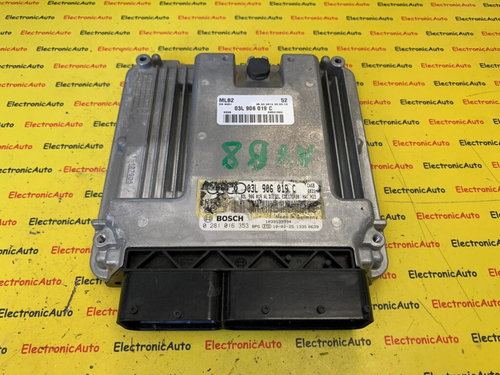ECU Calculator Motor Audi A4, A5, 03L906019C, 0281016353, 03L906019AL, EDC17CP20,