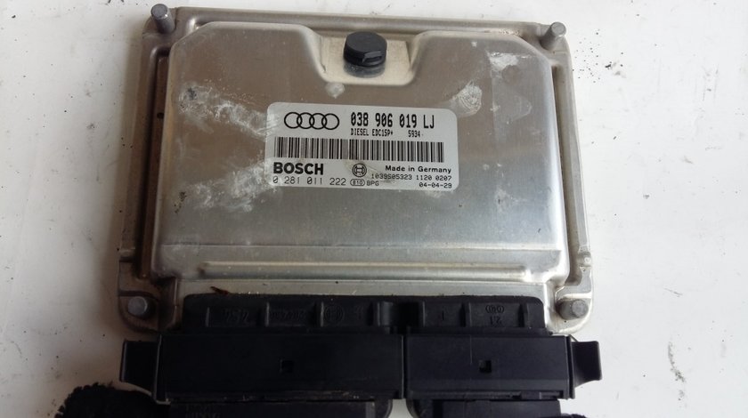 Ecu calculator motor audi a4 b6 1.9 tdi 038906019lj 0281011222 1039s05323