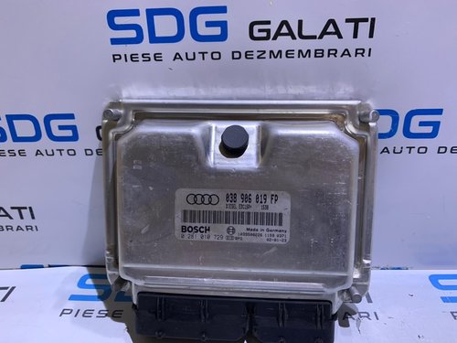 ECU / Calculator Motor Audi A4 B6 1.9TDI AWX 131CP 2001 - 2005 Cod Piesa : 038906019FP / 0281010729