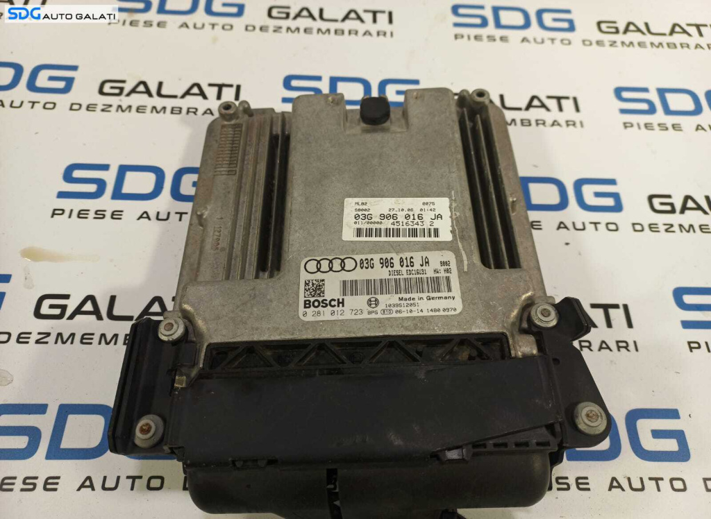 ECU Calculator Motor Audi A4 B7 1.9 BRB 2004 - 2008 Cod 03G906016JA 0281012723 [L1153] [L1154]