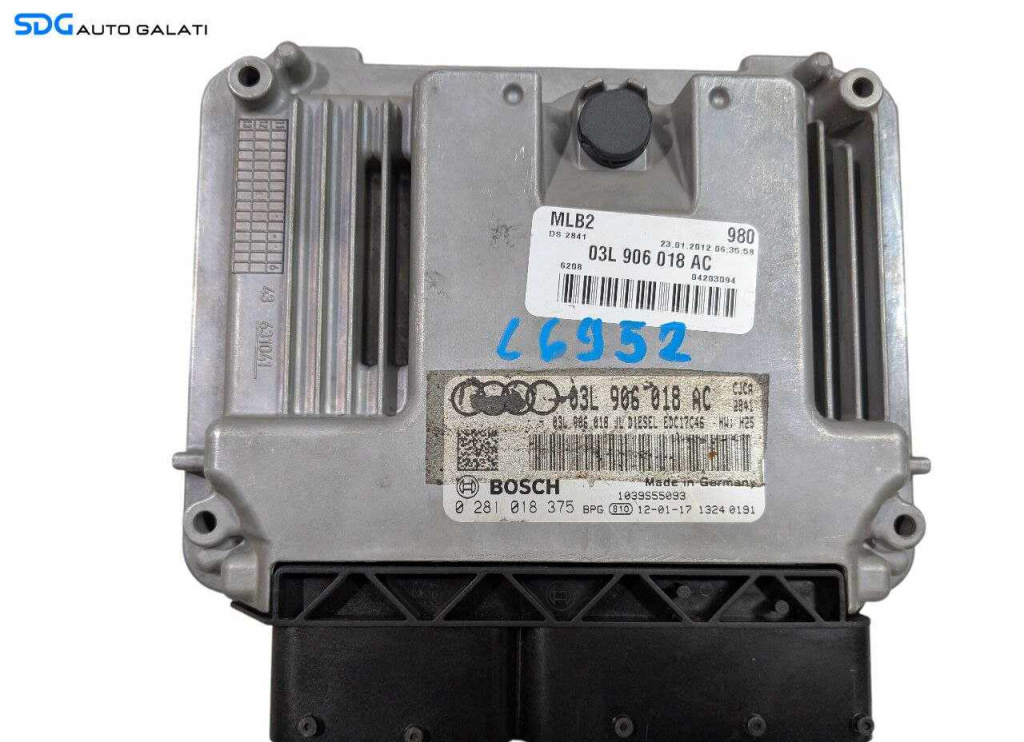 ECU Calculator Motor Audi A4 B7 2.0 TDI 2004 - 2008 Cod 03L906018AC 0281018375 [L6952]