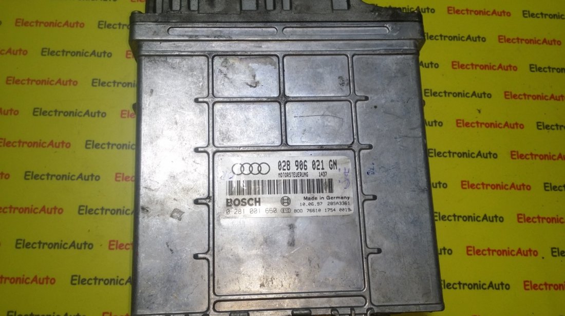 ECU Calculator motor Audi A4, Vw SHARAN 1.9TDI 028906021GN 0281001660