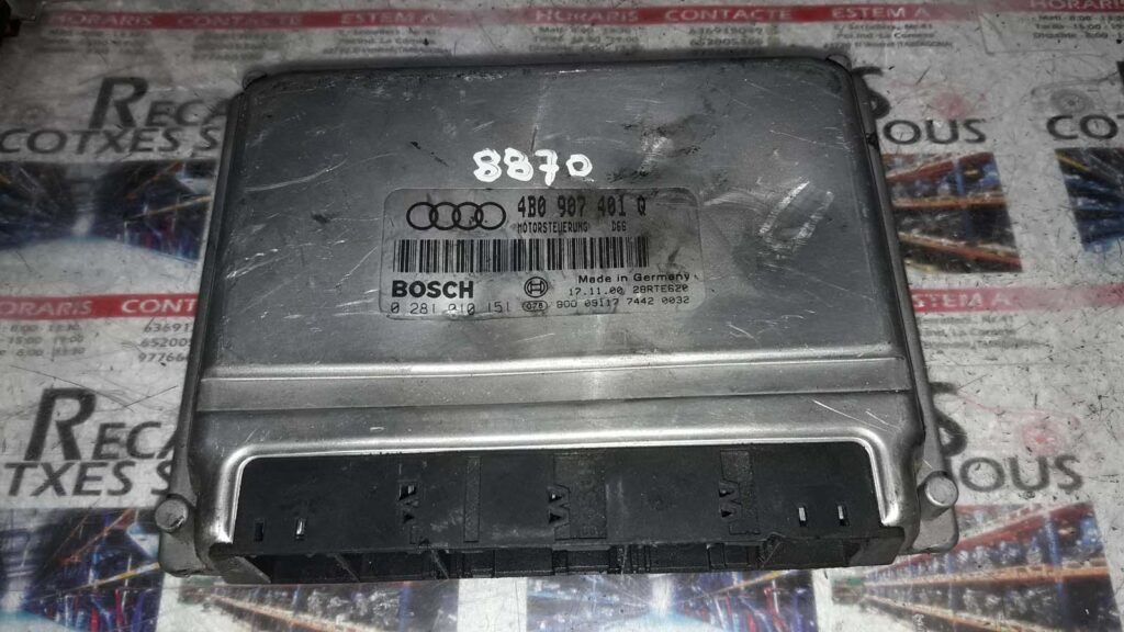 ECU Calculator Motor AUDI A6, 0281010151, 4B0907401Q,