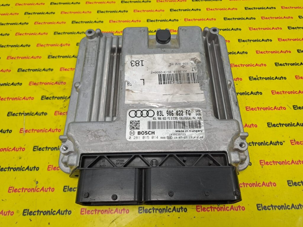 ECU Calculator motor AUDI A6, 0281015014, 03L906022FG,