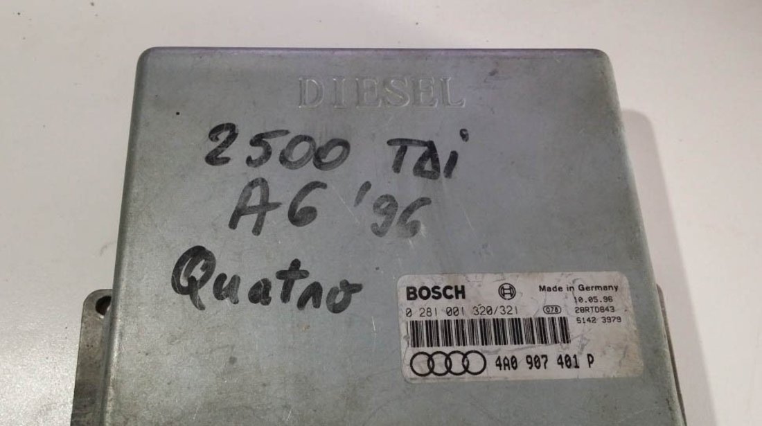 ECU Calculator motor Audi A6 2.5 tdi 0281001320/321 EDC1.3.1 AEL