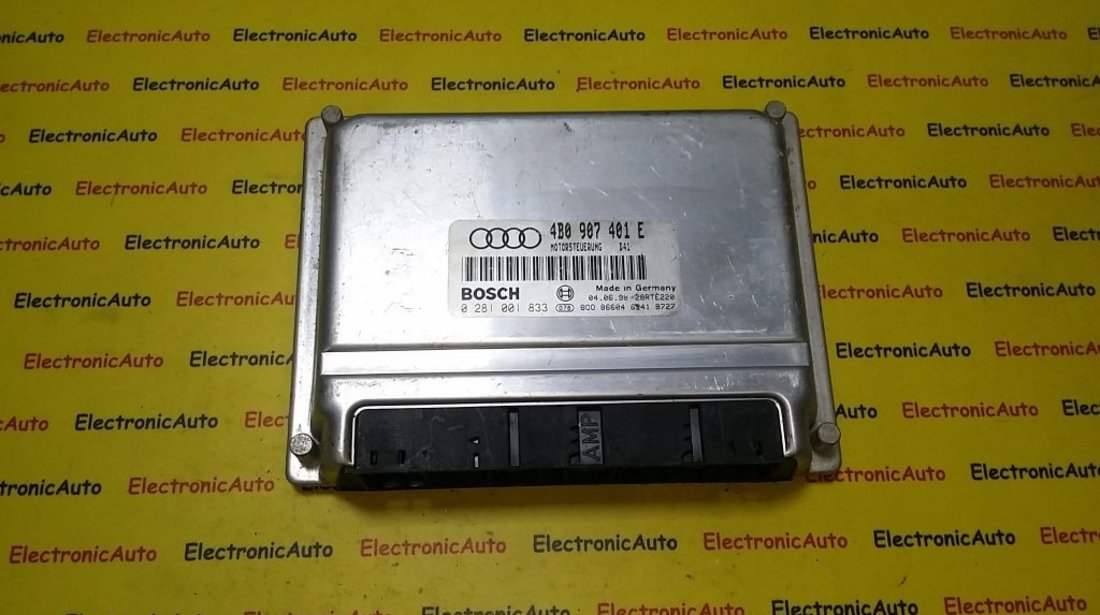 ECU Calculator motor Audi A6 2.5 tdi 0281001833, 4B0907401E