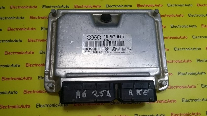 ECU Calculator motor Audi A6 2.5 tdi 0281010098, 4B2907401B