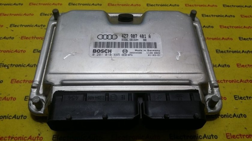 ECU Calculator motor Audi A6 2.5 tdi 0281010445, 4Z7907401A