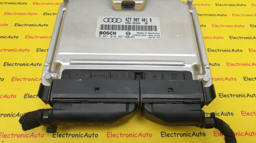 ECU Calculator motor Audi A6 2.5 tdi 0281010897 4Z7907401B