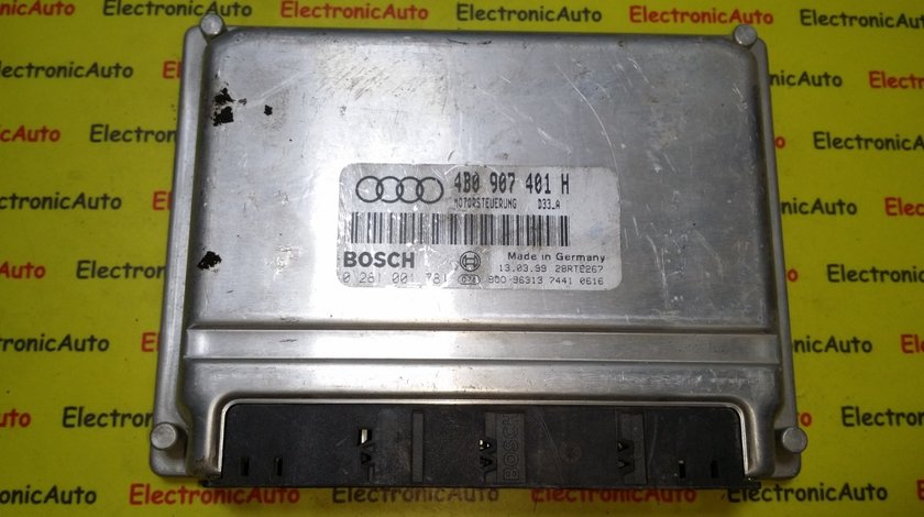 ECU Calculator motor Audi A6 2.5TDI 0281001781 4B0907401H