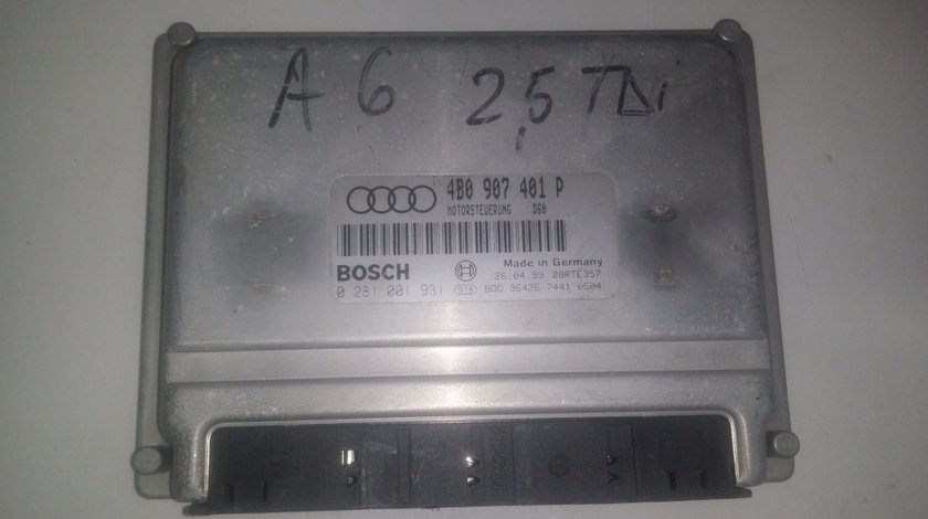 ECU Calculator motor Audi A6 2.5TDI 0281001931