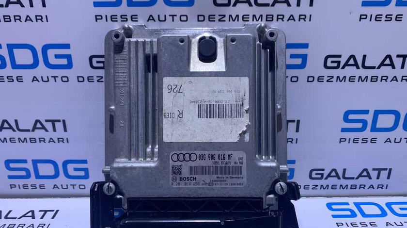 ECU Calculator Motor Audi A6 C6 2.0 TDI BRE Cutie Automata 2005 - 2008 Cod 03G906016MF 0281014259
