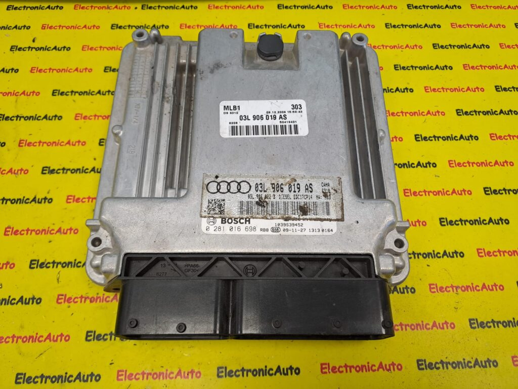 ECU Calculator motor Audi Q5, 03L906019AS, 0281016698, EDC17CP14,