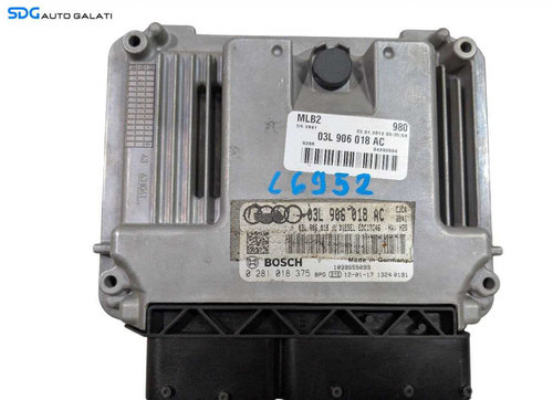 ECU Calculator Motor Audi Q5 8R 2.0 TDI 2008 - 2017 Cod 03L906018AC 0281018375 [L6952]