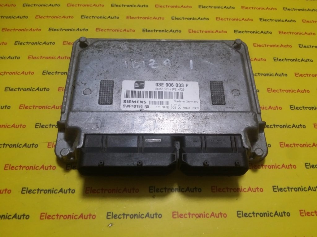 ECU Calculator motor AZQ Seat Ibiza 1.2 03E906033P, 5WP4019605