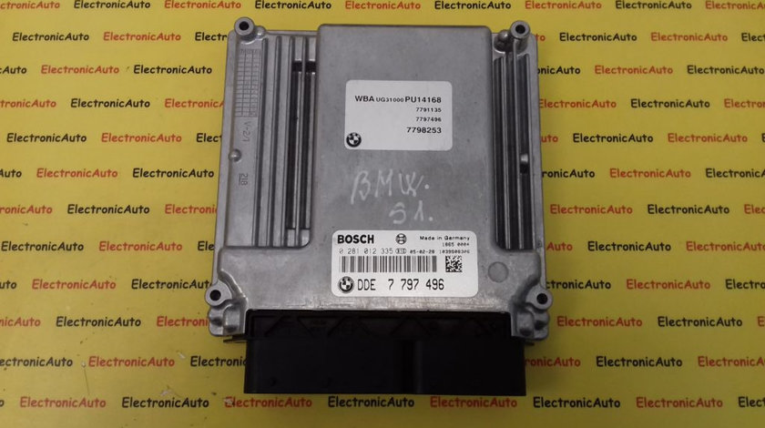 ECU Calculator Motor BMW 120D, 0281012335, DDE7797496