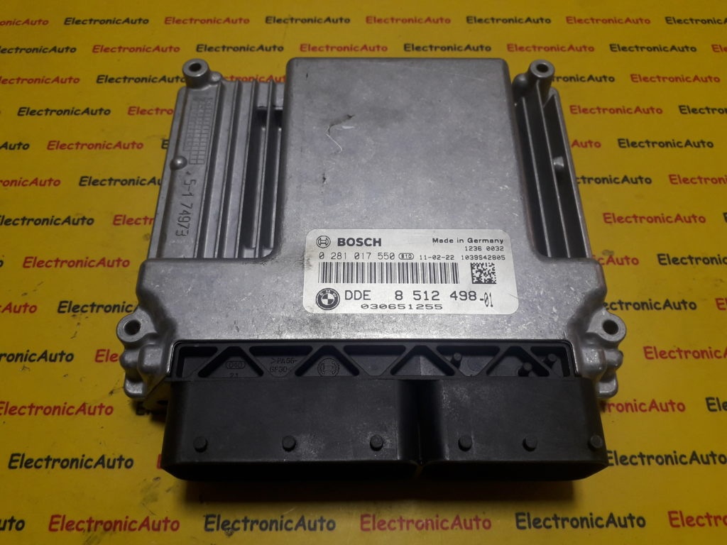 ECU Calculator motor BMW 120D 0281017550, DDE8512498