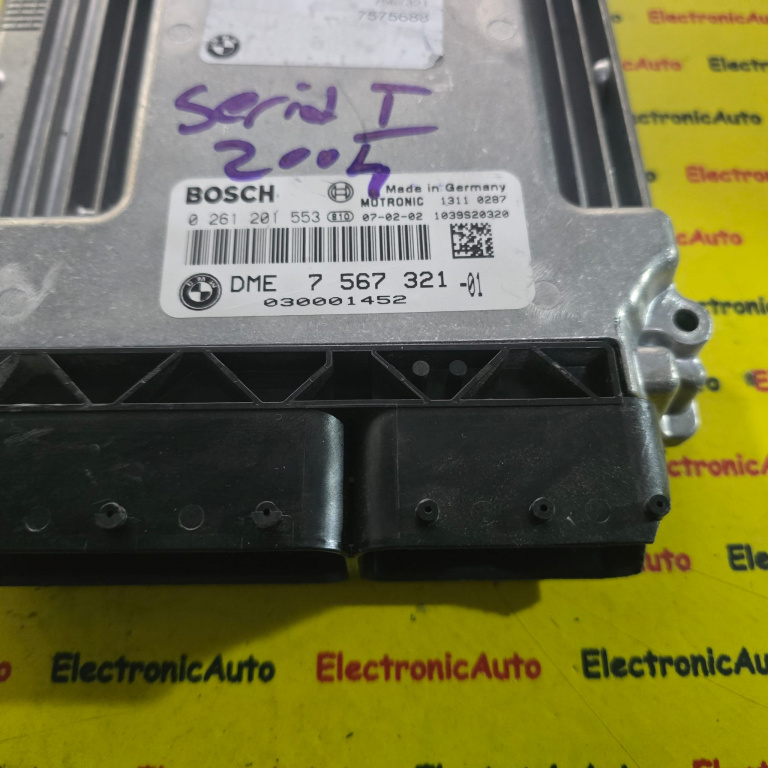 ECU Calculator motor BMW 316, 0261201553, 7567321,