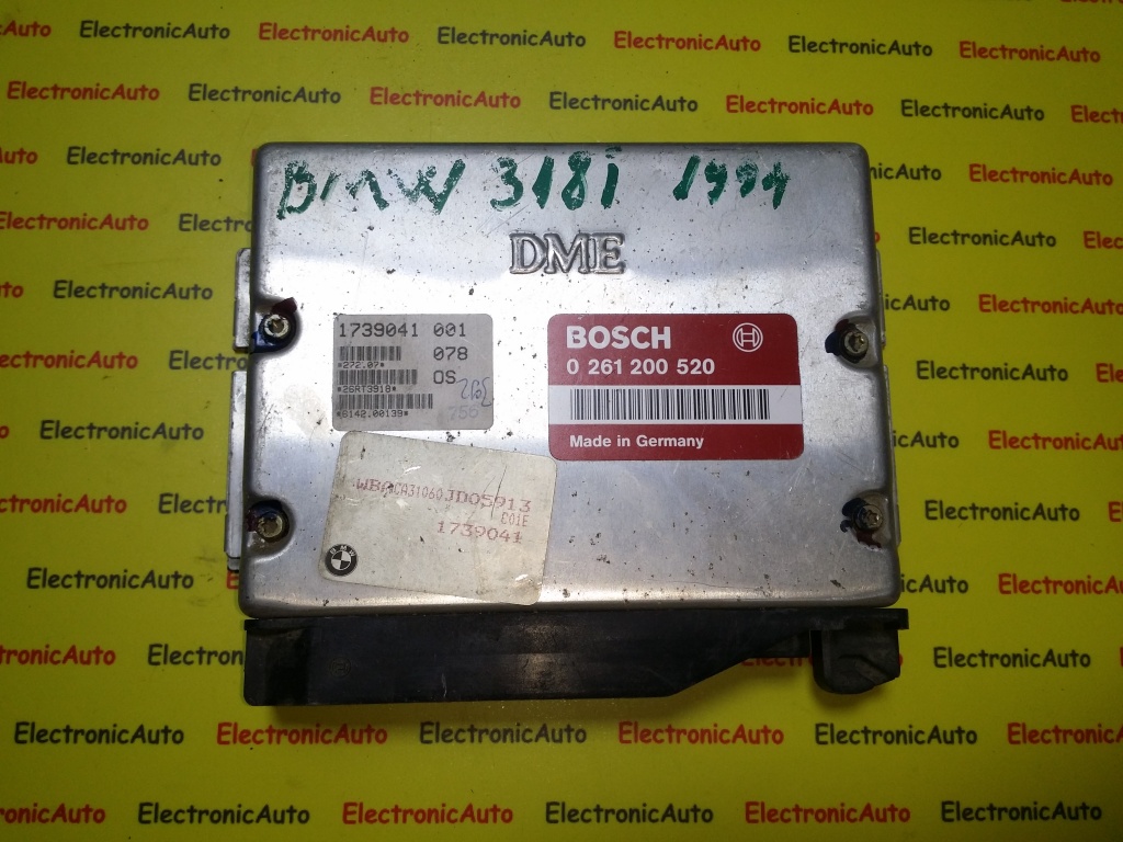 ECU Calculator motor Bmw 318 0261200520 1739041 M1.7 E36