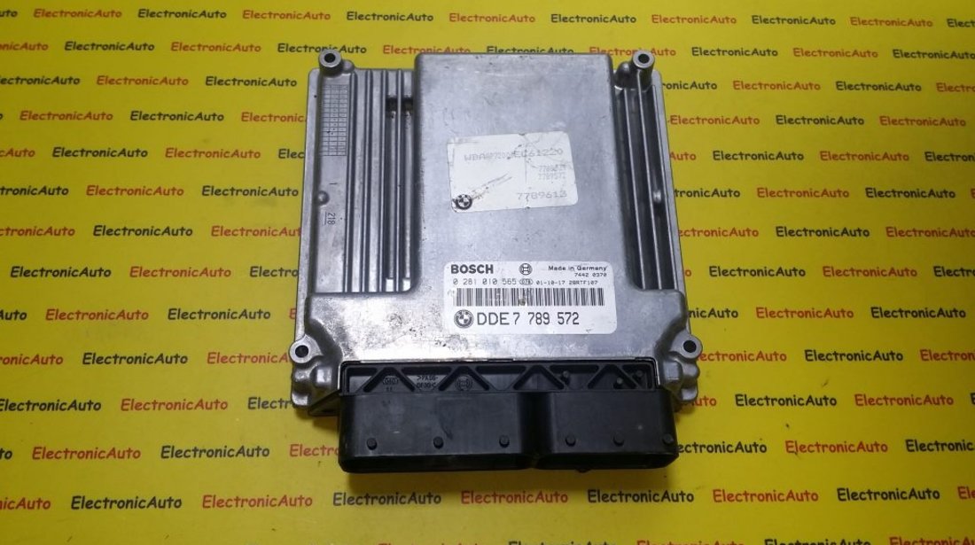 ECU Calculator motor Bmw 320D 0281010565 DDE7789572