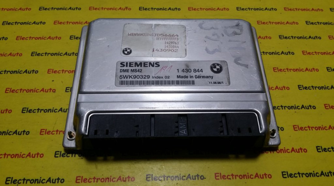 ECU Calculator motor Bmw 328i 5WK90329 1430844 DME MS42 E46