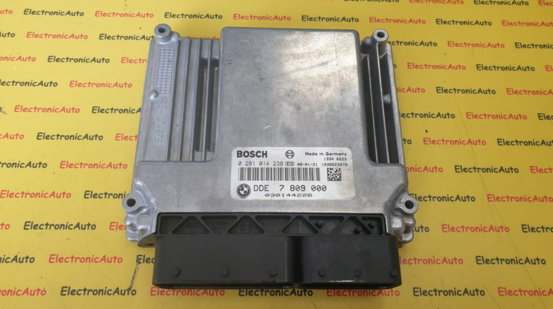 ECU Calculator motor Bmw 520 d DDE7809000, 0281014238