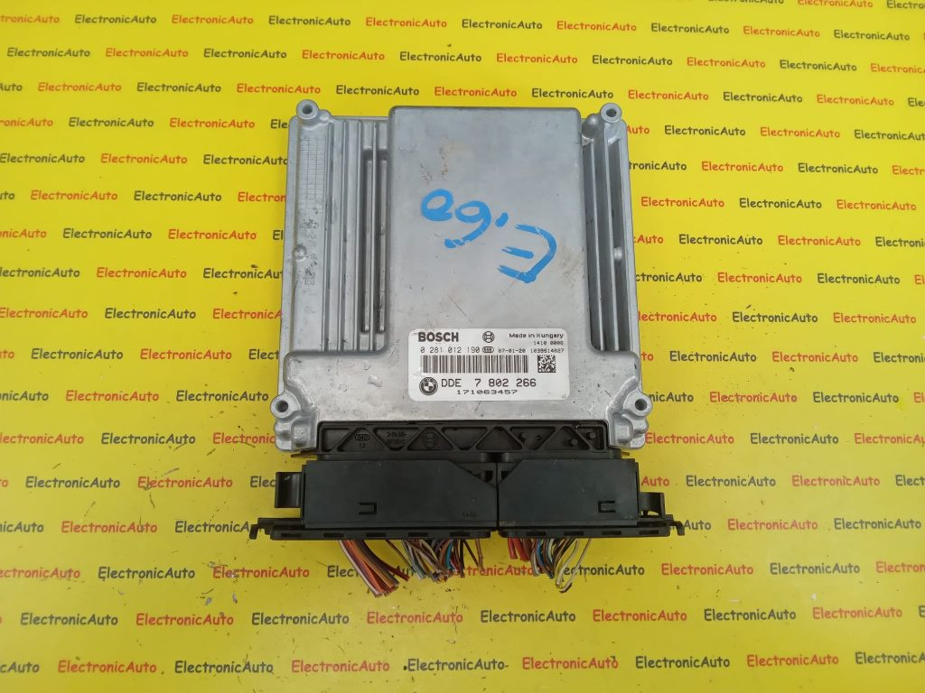 ECU Calculator motor Bmw 525 d 0281012190 DDE7802266