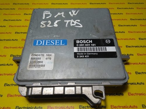 ECU Calculator motor Bmw 525TDS 0281001181, 2243421