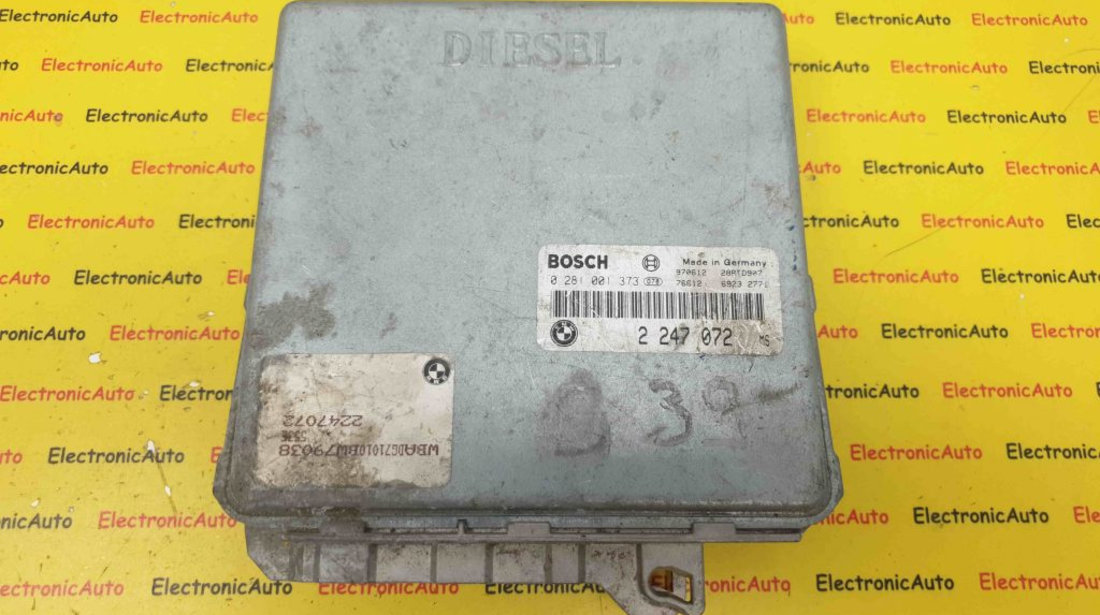 ECU Calculator Motor BMW 525TDS, 0281001373, 2247072,