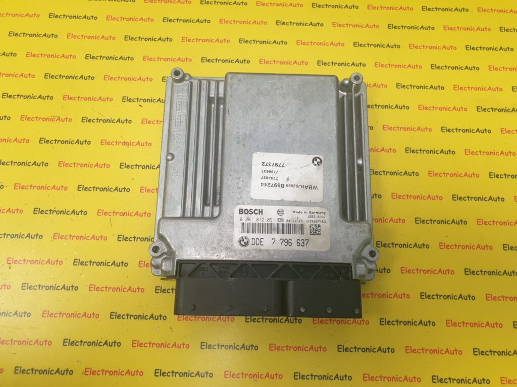 ECU Calculator Motor BMW 530D, 0281012091, DDE7796637