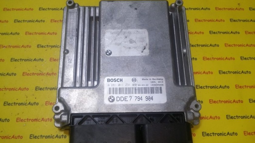 ECU Calculator motor Bmw 730D 0281011231, DDE7794904