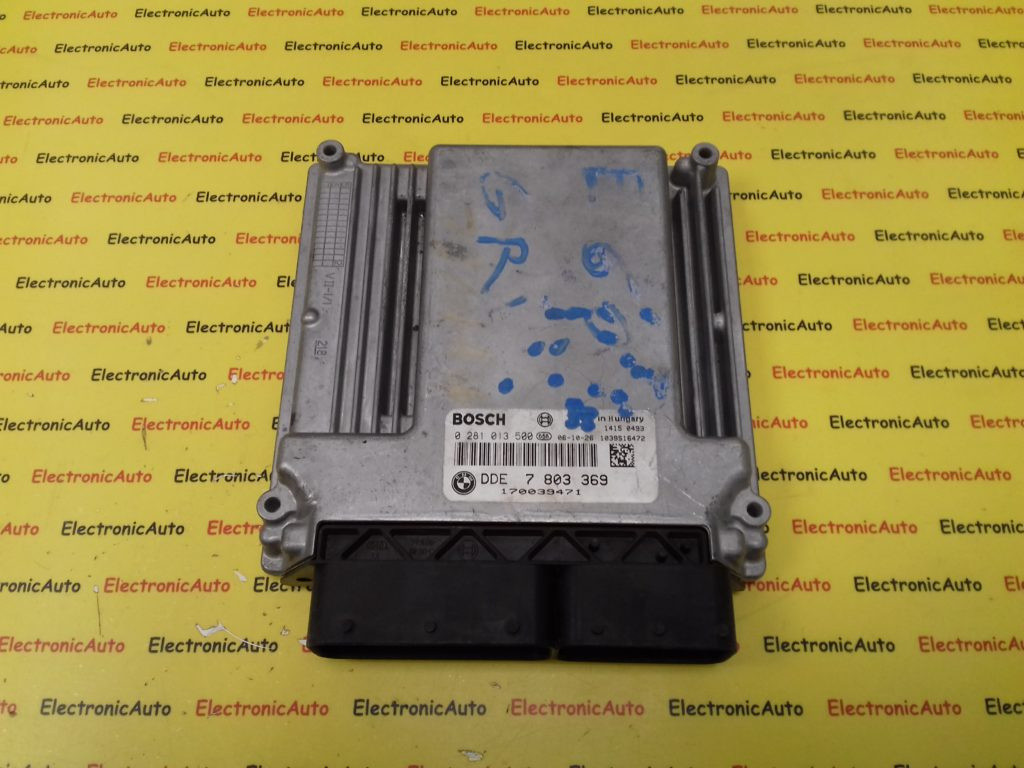 ECU Calculator Motor BMW E60, 0281013500, DDE7803369,