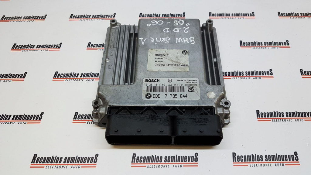 ECU Calculator Motor BMW E81, 0281011631, 7795844,