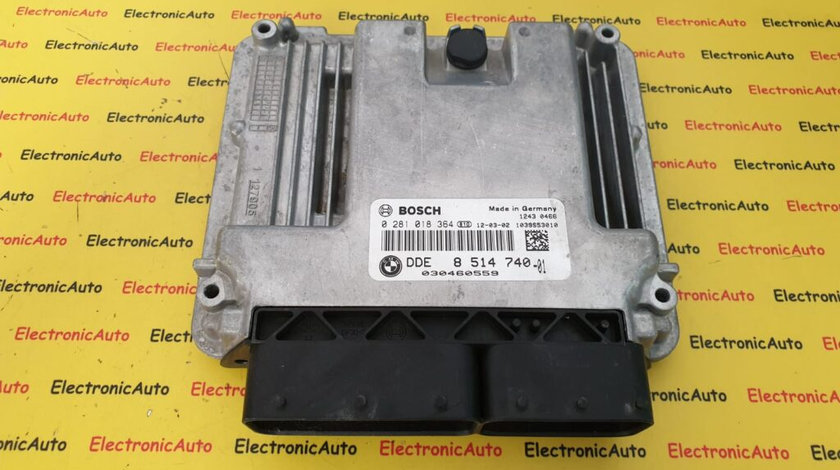 ECU Calculator Motor BMW F30, 0281018364, 0 281 018 364, DDE 8 514 740