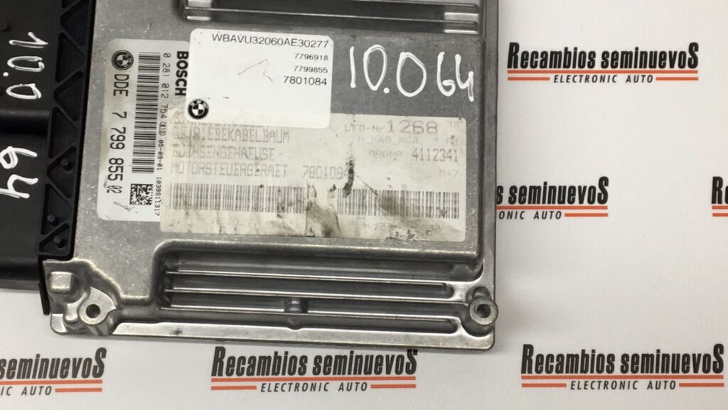 ECU Calculator Motor BMW SERIE 3, 0281012754, 7799855,