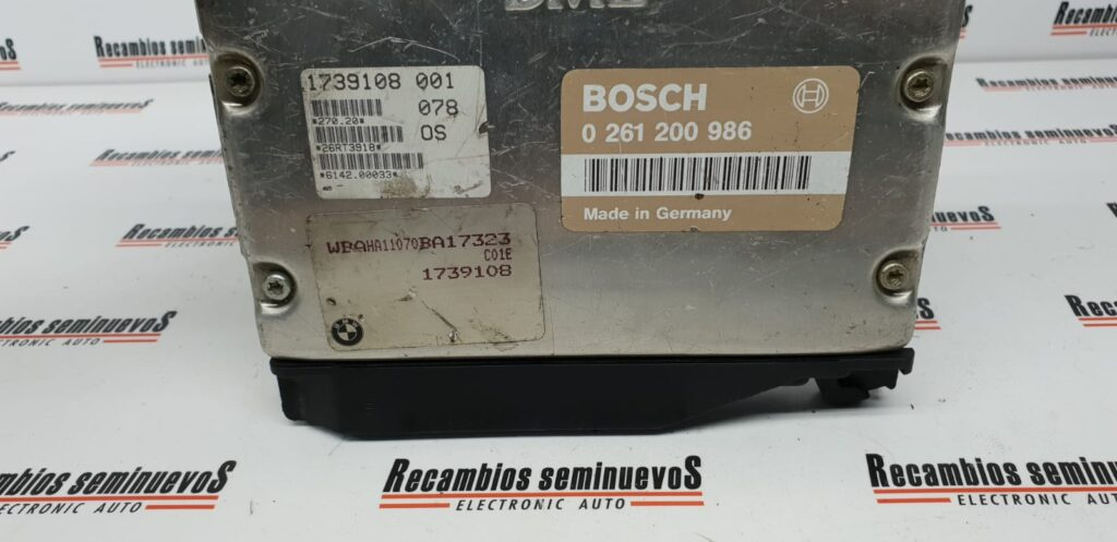 ECU Calculator Motor BMW SERIE 5, 1739108, 0261200986,