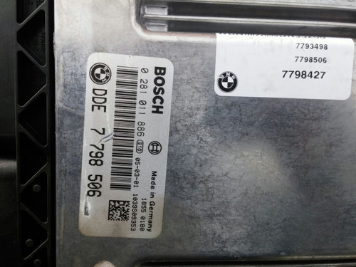 ECU Calculator Motor BMW SERIE 7, 0281011886, 7798506,