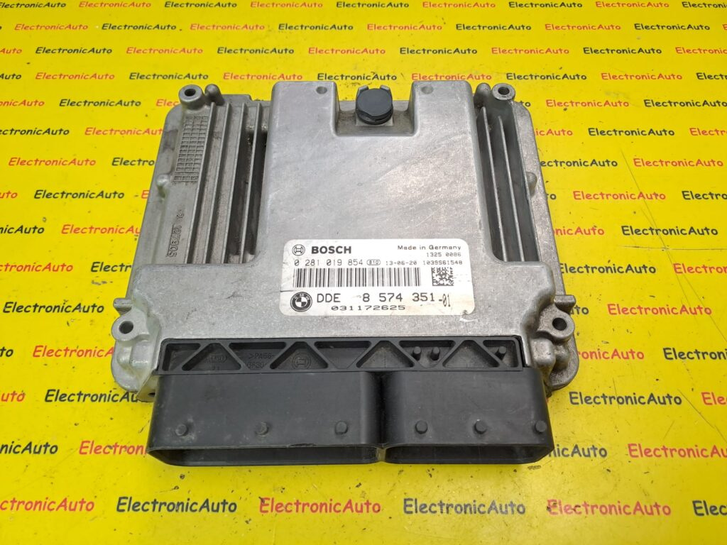 ECU Calculator motor Bmw X1, DDE 8574351, 0281019854,