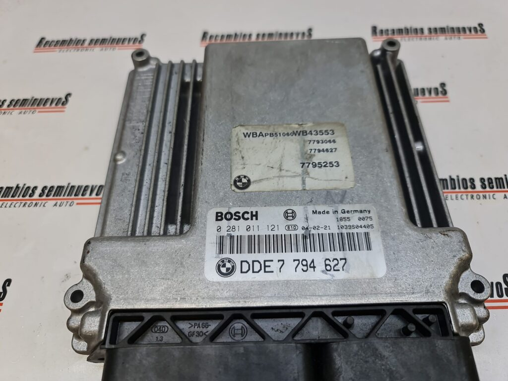ECU Calculator Motor BMW X3, 0281011121, 7794627,
