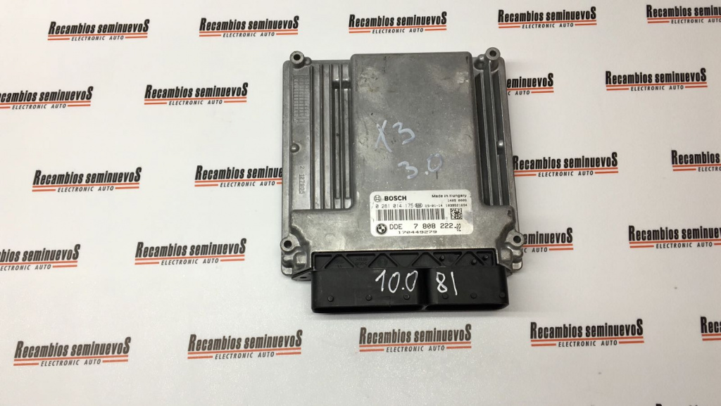 ECU Calculator Motor BMW X3, 0281014175, 7808222, 170449279,