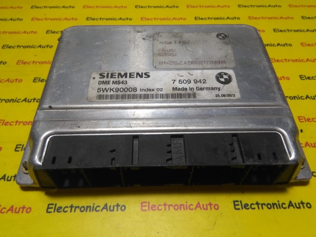 ECU Calculator motor Bmw X5 3.0 5WK90008, 7509942