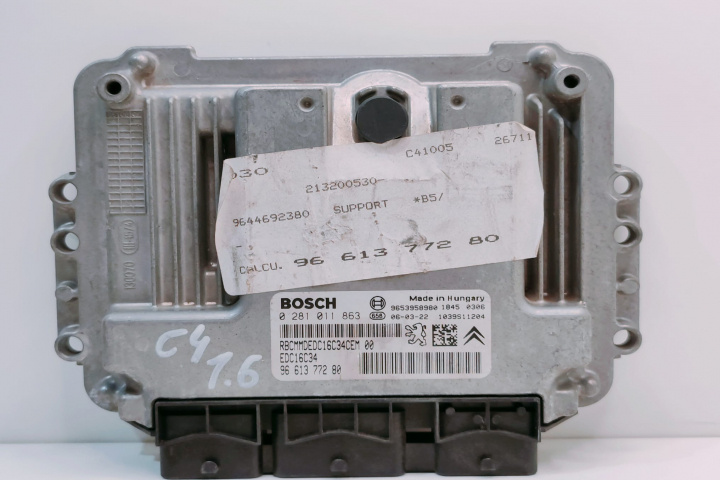 ECU Calculator Motor Bosch 0281011863 Peugeot 206 [facelift] [2002 - 2009]