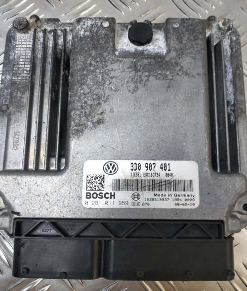 ECU Calculator motor Bosch 3.0 TDI 3D0907401 / EDC16CP34 / 0281011959 Volkswagen VW Phaeton [facelif...