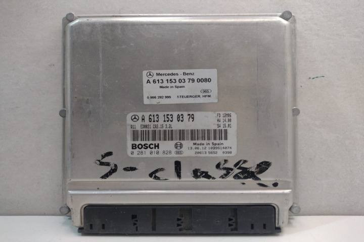 ECU Calculator Motor Bosch A6131530379 / 0281010828 / 0281010794 Mercedes-Benz S-Class W220 [1998 - 2002] Sedan 4-usi S 320 5G-Tronic (224 hp)