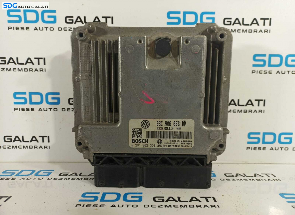 ECU Calculator Motor BOSCH Audi A3 8P 1.6 FSI 2004 - 2010 Cod 03C906056DP 0261S02359 [L2223]