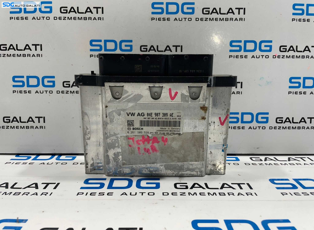 ECU Calculator Motor Bosch Audi A3 8V 1.4 TSI 2013 - 2017 Cod 04E907309AE 0261S09528 [L4072] [L4073]