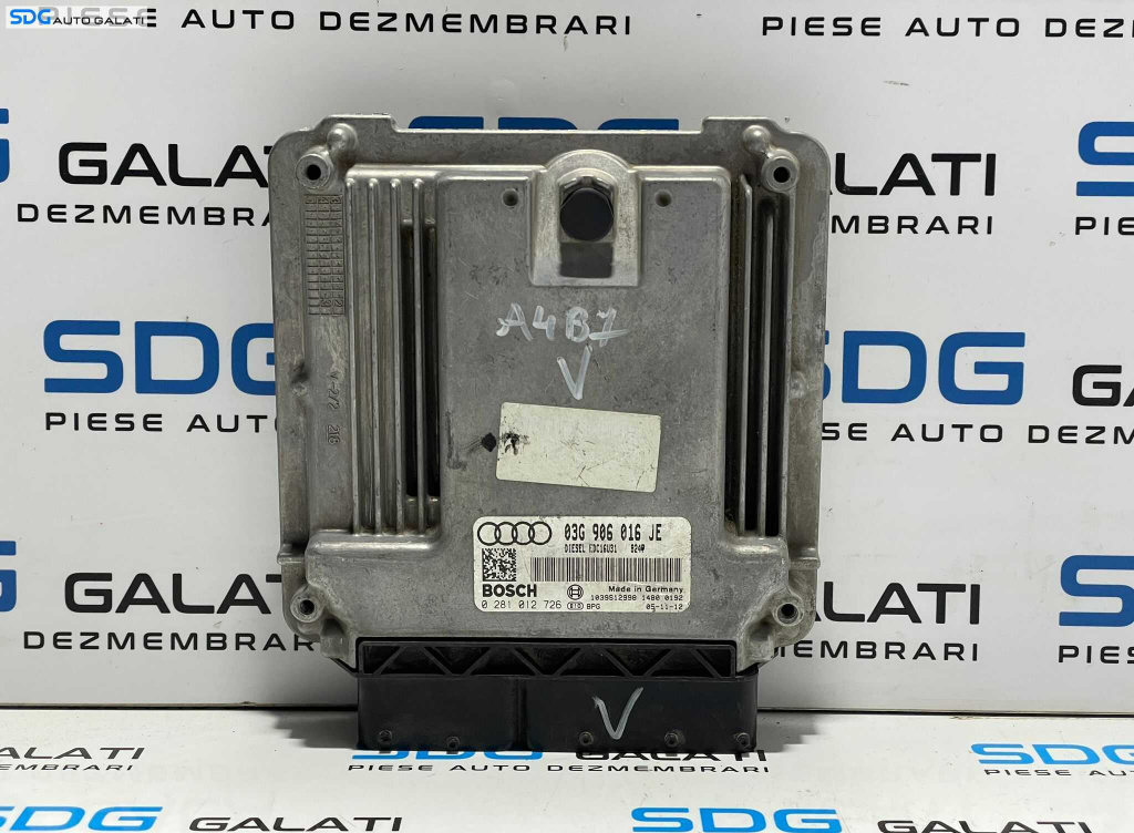 ECU Calculator Motor Bosch Audi A4 B7 2.0 TDI 2004 - 2008 Cod 03G906016JE 0281012726 [L2925]