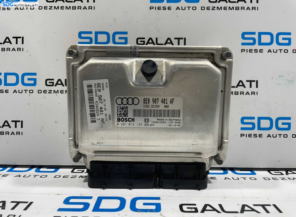 ECU Calculator Motor Bosch Audi A4 B7 2004 - 2008 Cod 8E0907401AF 0281012142 [L4195] [L4196]