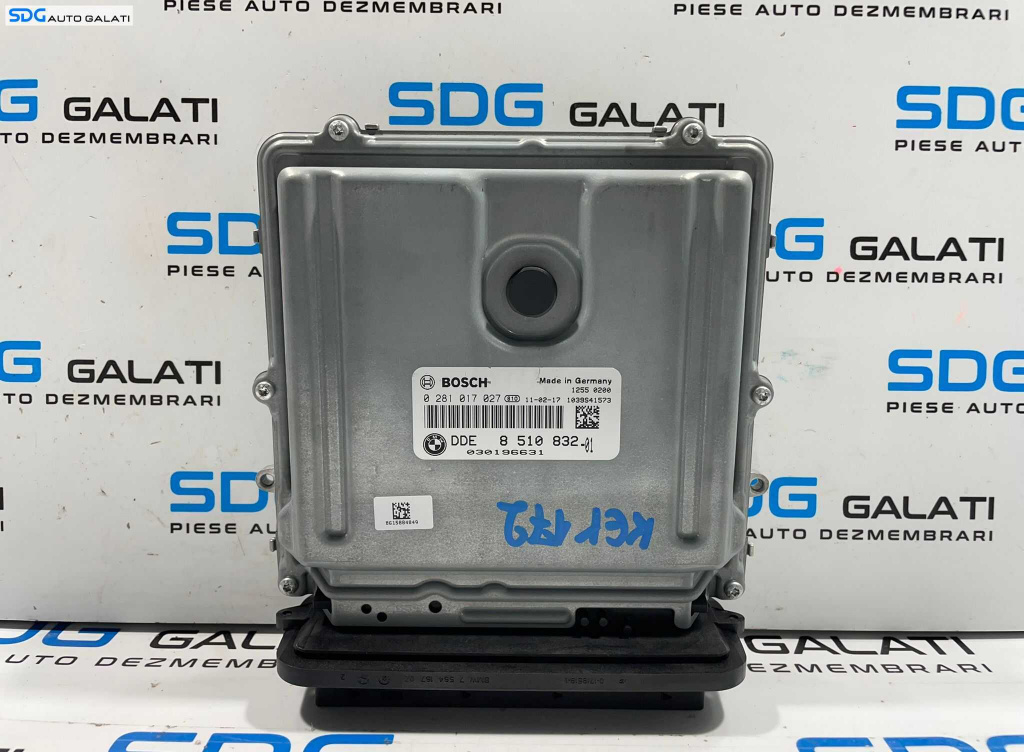 ECU Calculator Motor Bosch BMW Seria 3 E90 E91 2.0 N47 2004 - 2010 Cod 8510832 8510832-01 0281017027 [L4231] [L4233]