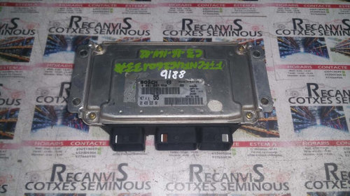 ECU Calculator Motor BOSCH CITROEN C3, 0261207858, 9646992680 ME744,